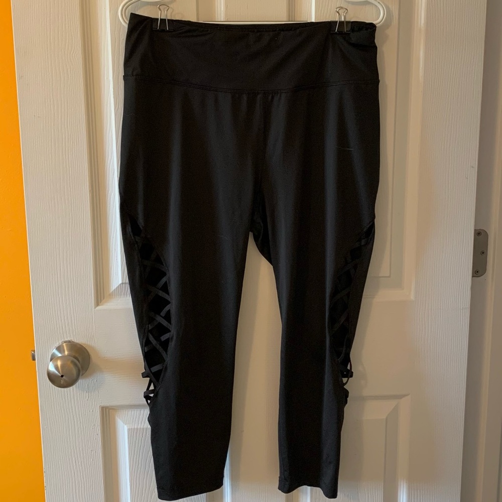 AVIA Athletic Leggings with Designed Holes